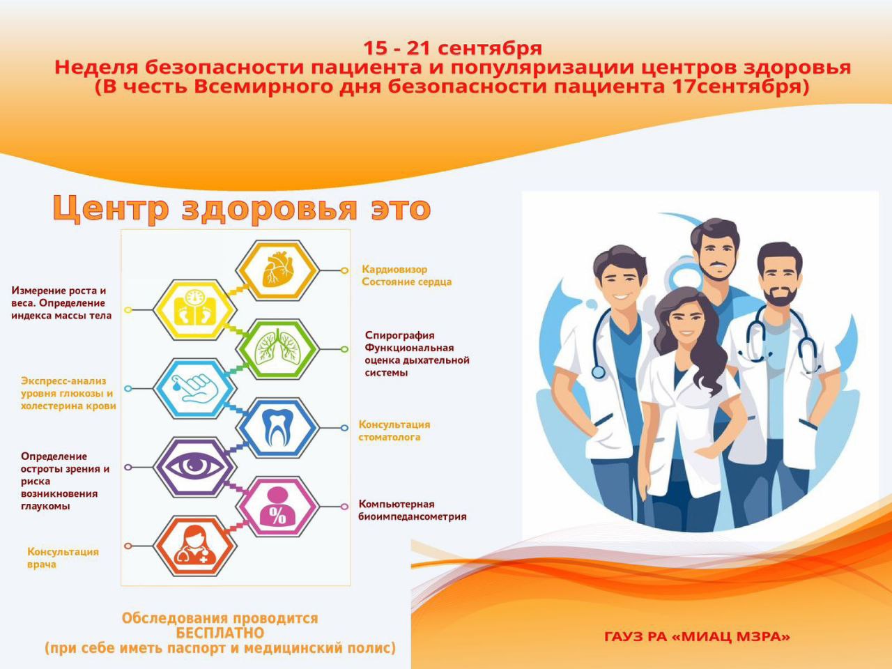 Неделя безопасности пациента и популяризации центров здоровья