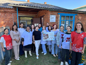 Всероссийская акция "Добро в село" прошла в станице Севостопольская Майкопская района