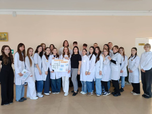 Образовательное мероприятие для учащихся школы МБОУ "СШ №16" города Майкопа. Темой встречи стал "Сахарный диабет"